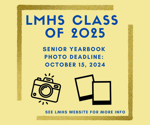 REMINDER - photos due on October 15